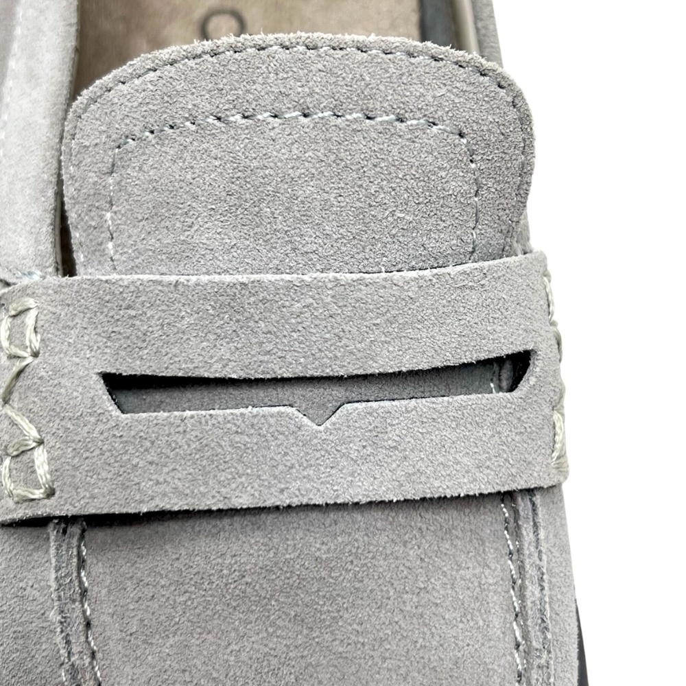 Vionic Women's Uptown Light Grey Suede Leather Slip On Loafers size 5 - Picture 5 of 16